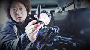 車中泊にも使える車載小型ロッドアンテナ！地デジ完全対応で映り最高♪