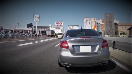 【国道2号線車中泊の旅#4】バレバレ覆面パトカー？珍しい車種の警察車両