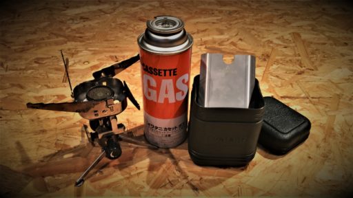 イワタニジュニアコンパクトバーナーの輻射熱対策に遮熱板導入！